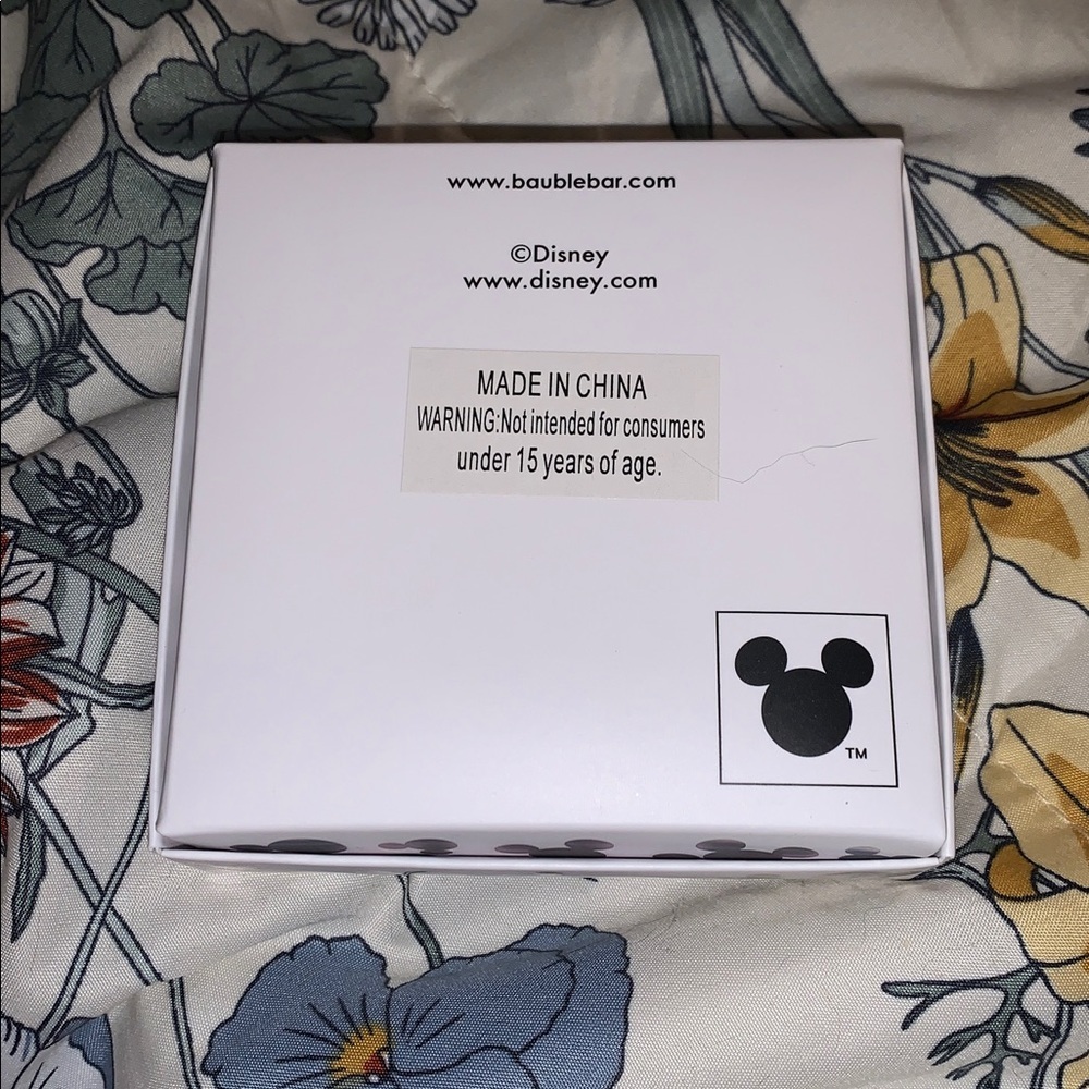 BaubleBar Disney Blue and Black Mickey Mouse backpack teacher gift Earrings - Picture 4 of 5